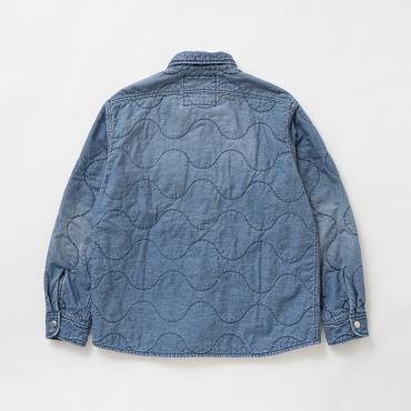DENIM QUILTING SHIRT JKT