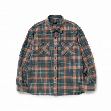 COTTON LINEN CHECK SHIRT