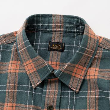 COTTON LINEN CHECK SHIRT