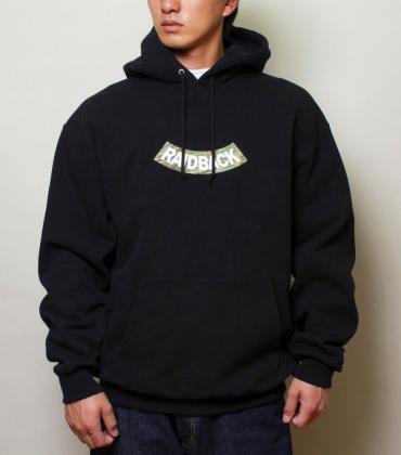 Raidback®fabric HOODIE / BLACK