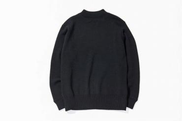 MIDDLE NECK KNIT   *ブラック*