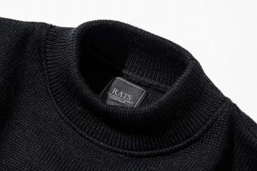 MIDDLE NECK KNIT   *ブラック*