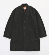 NO COLLAR BOA COAT *ブラック*