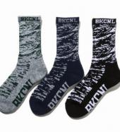 GHOSTLION CAMO SOCKS *ミックスグレー*