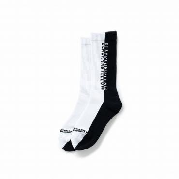 TWO TONE PILE SOCKS