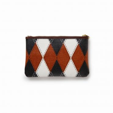 ARGYLE POUCH *ブラウン*