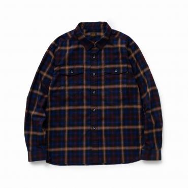 OMBRE CHECK SHIRT *ブラックチェック*