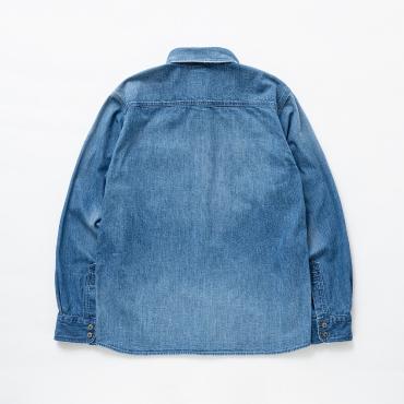 DENIM WORK SHIRT *ブルー*