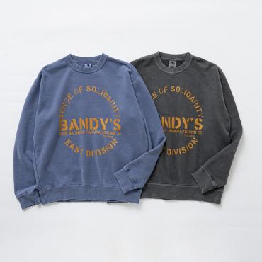 PIGMENT DYED CREW NECK SWEAT