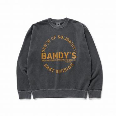 PIGMENT DYED CREW NECK SWEAT