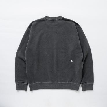 PIGMENT DYED CREW NECK SWEAT