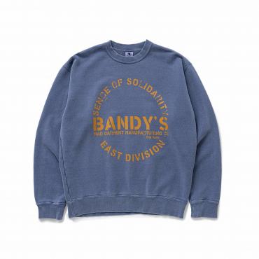 PIGMENT DYED CREW NECK SWEAT