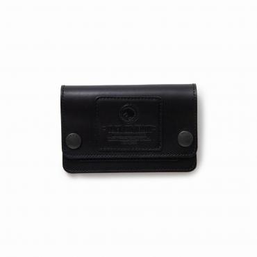 LATHER SHORT WALLET *ブラック*