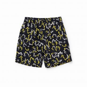 LEAF COTTON SHORTS *ブラック*