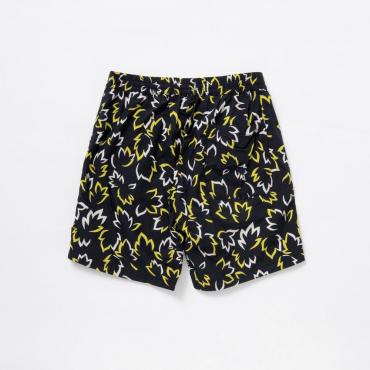 LEAF COTTON SHORTS *ブラック*