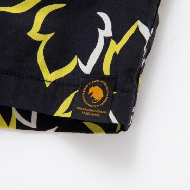 LEAF COTTON SHORTS *ブラック*