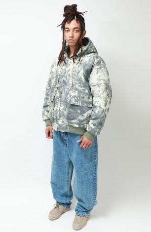 Camo Zip Hooded Jacket *ベージュカモ*