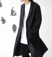 DAMEGE LOOSE COAT *ブラック*