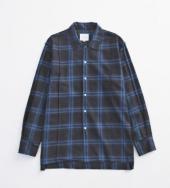 DAMEGE CHECK SHIRTS *ブルー*