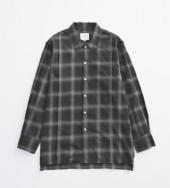 DAMEGE CHECK SHIRTS *ブラック*