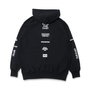 TEAM FAR EAST HOODED SWEAT SHIRT *ブラック*