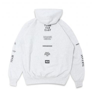 TEAM FAR EAST HOODED SWEAT SHIRT *ヘザーグレー*