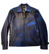 SINGLE LEATHER JKT *ダークブラウン*