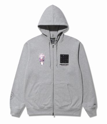 xCRSB BLANTESS FULL ZIP PARKA *ミックスグレー*