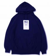 H&S TAG HOODED SWEAT SHIRT *ネイビー*