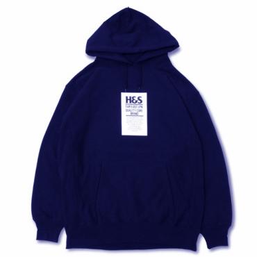 H&S TAG HOODED SWEAT SHIRT *ネイビー*