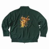 Tiger embroidery loose fit jacket *British green*