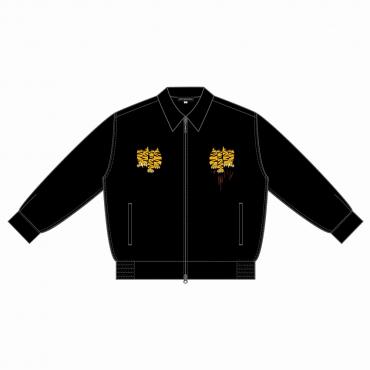 Tiger embroidery loose fit jacket *Black*