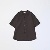 OPEN COLLAR SHIRTS *ブラウン*