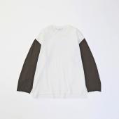 L/S BASEBALL TEE *ブラウン*