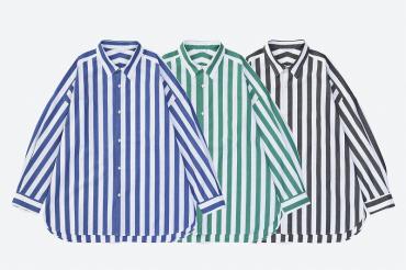 BIG STRIPE SHIRTS *ブラック*