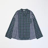 DAMEGE CHECK SHIRTS *グリーン*