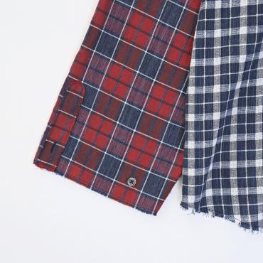 DAMEGE CHECK SHIRTS *レッド*