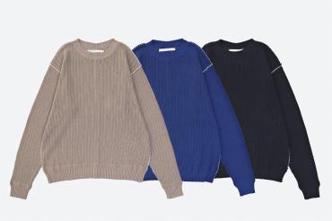 BIG MESH KNIT *ブルー*