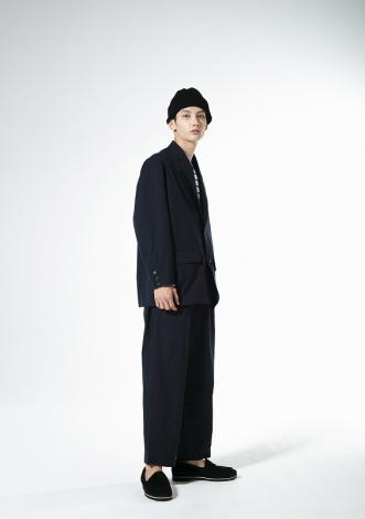 SEAMLESS WIDE EASY PANTS *ネイビー*