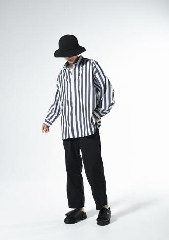 BIG STRIPE SHIRTS *ブラック*