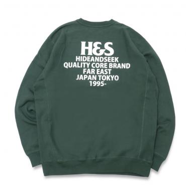 H&S LOGO SWEAT SHIRT(22aw) *グリーン*