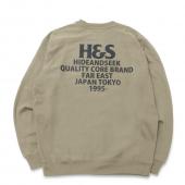 H&S LOGO SWEAT SHIRT(22aw) *アーミーグリーン*