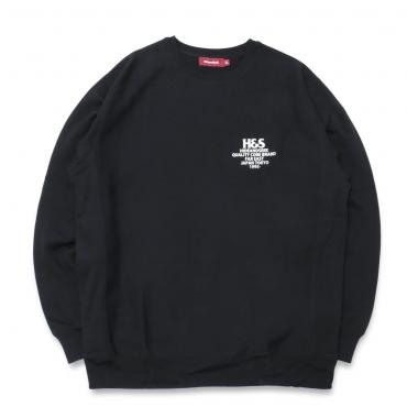 H&S LOGO SWEAT SHIRT(22aw) *ブラック*