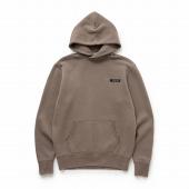 FLEECE CROSS NECK HOODIE