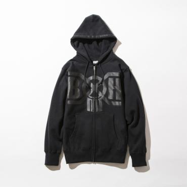 BxH BLACKxBLACK LOGO ZIP-UP PRAKA *ブラックxブラック*