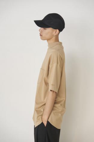 S/S HI-NECK BIG CUTSEWN *ホワイト*