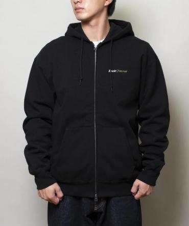 BC LION ZIP HOODIE / BLACK