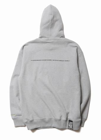 OFFICIAL LOGO PULLOVER PARKA / MIX GREY