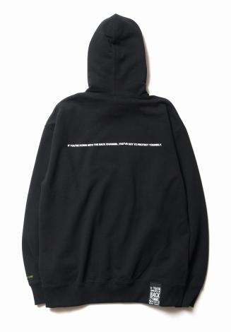 OFFICIAL LOGO PULLOVER PARKA / BLACK