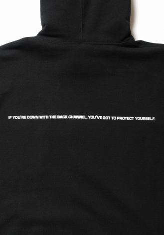 OFFICIAL LOGO PULLOVER PARKA / BLACK